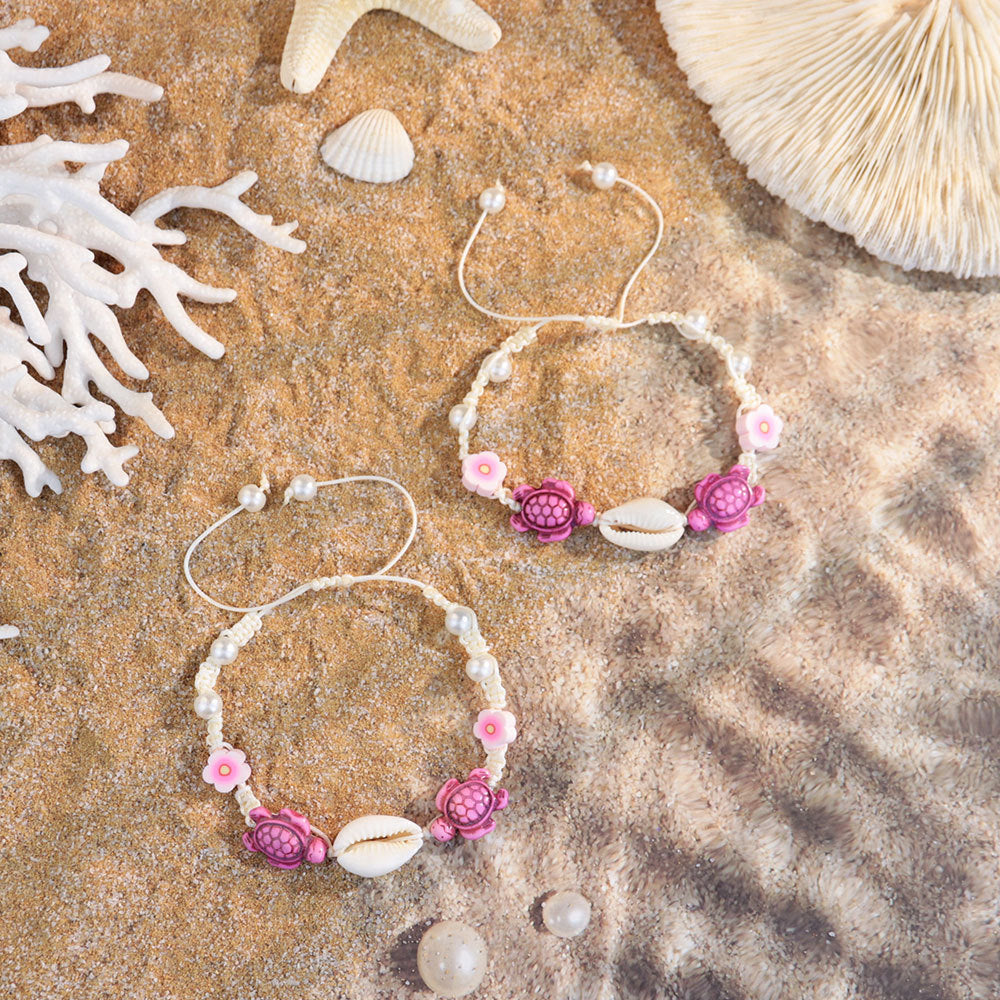 Turtle Bay | Shell & Sea Turtle Bracelet