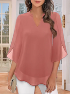 Lillian™ | Soft-Touch Layered Blouse