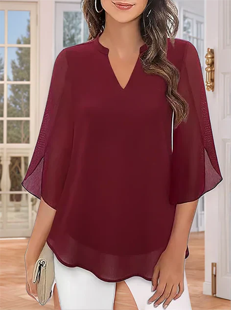 Lillian™ | Soft-Touch Layered Blouse