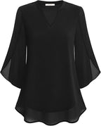 Lillian™ | Soft-Touch Layered Blouse
