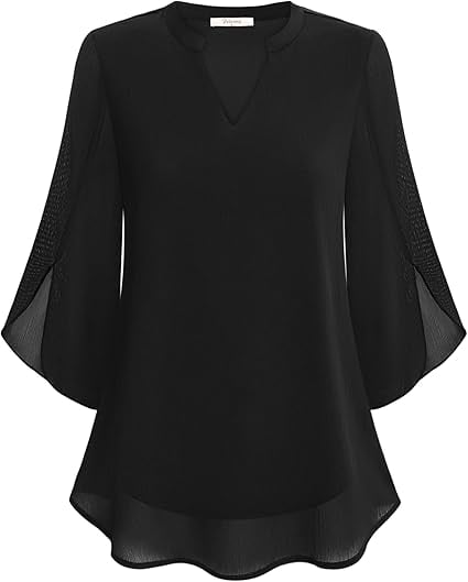 Lillian™ | Soft-Touch Layered Blouse