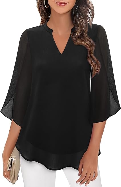 Lillian™ | Soft-Touch Layered Blouse