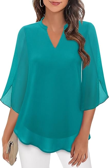 Lillian™ | Soft-Touch Layered Blouse