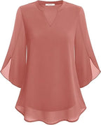 Lillian™ | Soft-Touch Layered Blouse