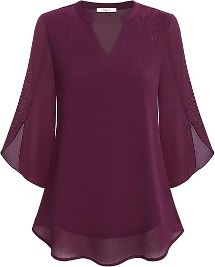 Lillian™ | Soft-Touch Layered Blouse