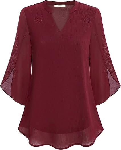 Lillian™ | Soft-Touch Layered Blouse