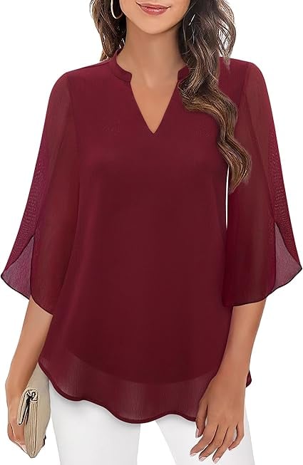 Lillian™ | Soft-Touch Layered Blouse