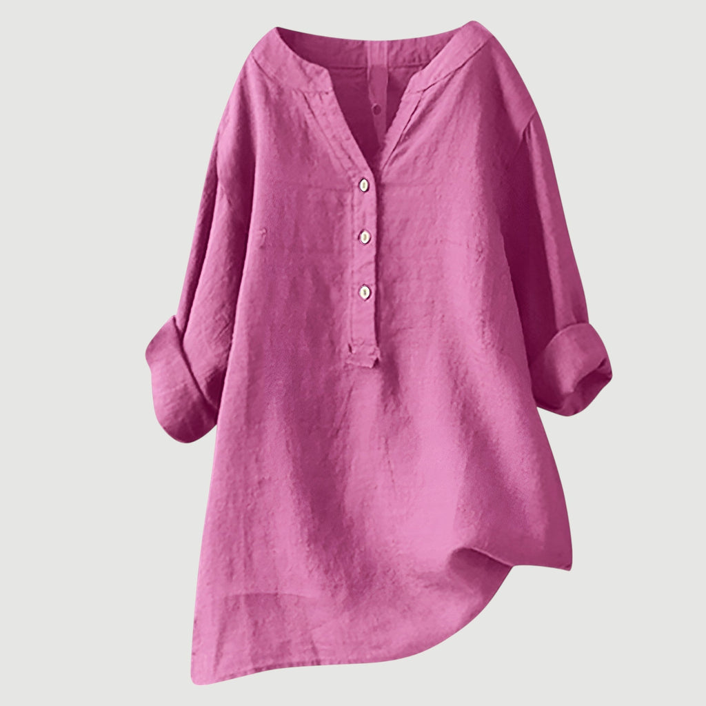 Freja™ | Comfortable Button-Up Shirt