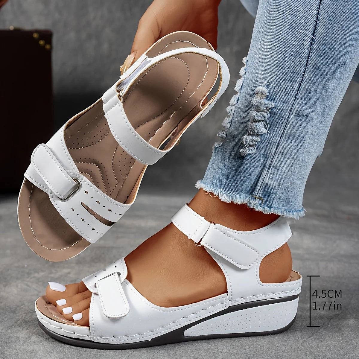Nora | Orthopedic Comfort Wedge Sandal