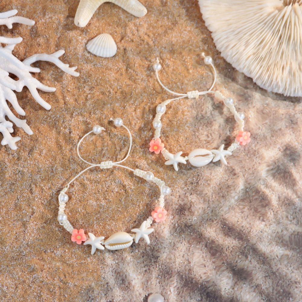 Bloom | Shell, Starfish & Flower Bracelet