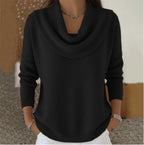 Celeste | Cowl Neck Knit Sweater